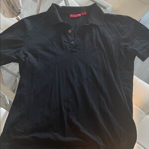 HUGO Black Polo Shirt for Men